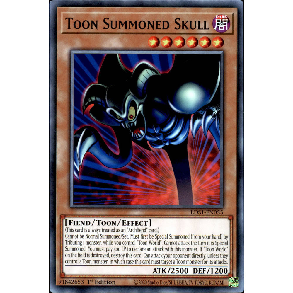 Toon Summoned Skull LDS1-EN055 Yu-Gi-Oh! Card from the Legendary Duelists: Season 1 Set