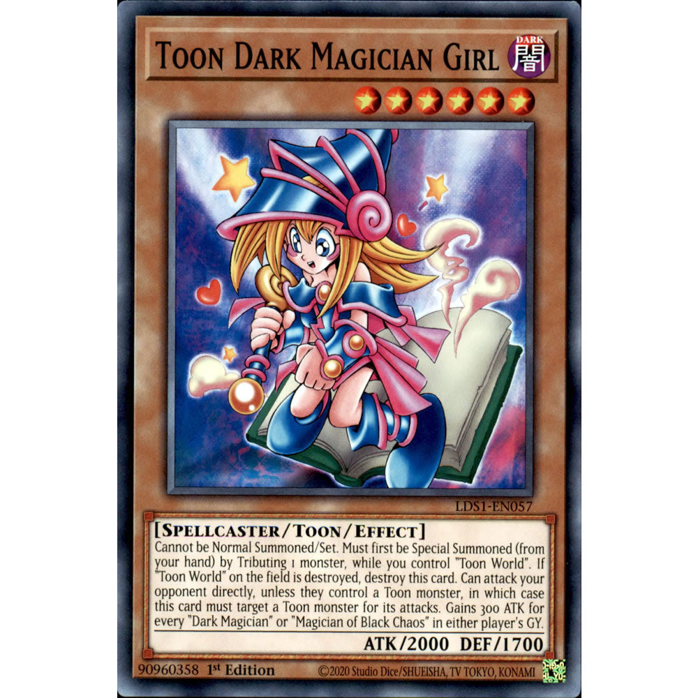 Toon Dark Magician Girl LDS1-EN057 Yu-Gi-Oh! Card from the Legendary Duelists: Season 1 Set