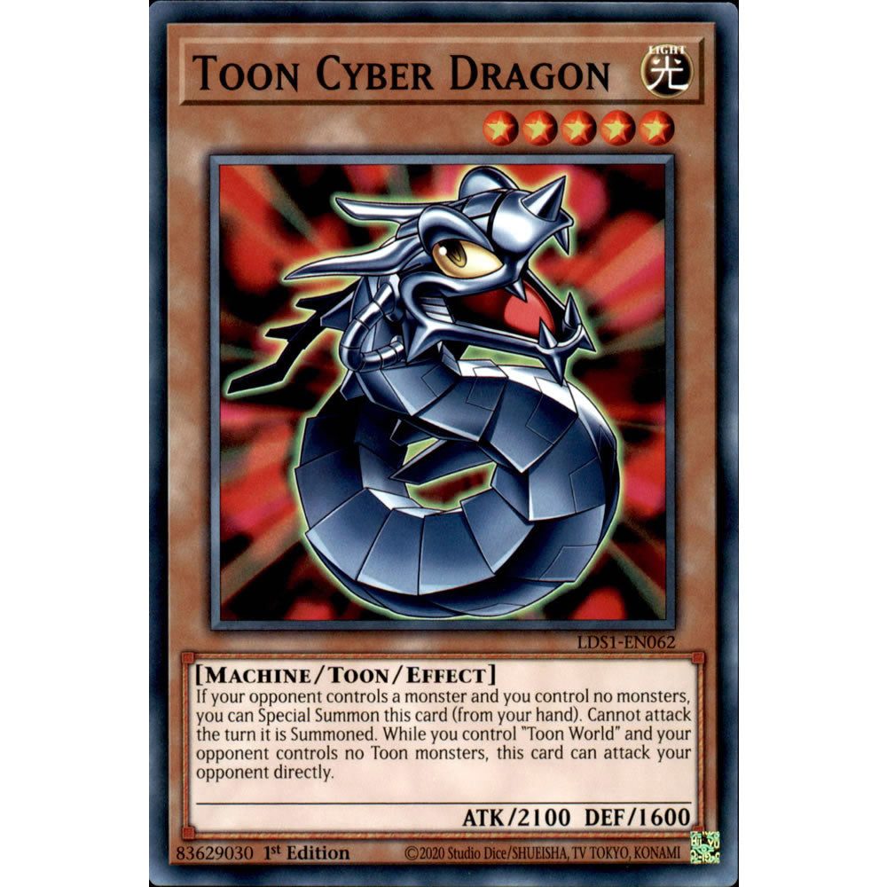 Toon Cyber Dragon LDS1-EN062 Yu-Gi-Oh! Card from the Legendary Duelists: Season 1 Set