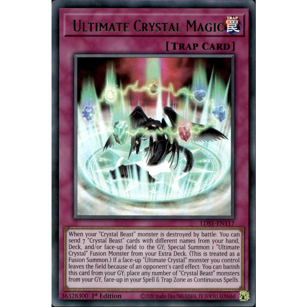 Ultimate Crystal Magic - Green LDS1-EN117 Yu-Gi-Oh! Card from the Legendary Duelists: Season 1 Set