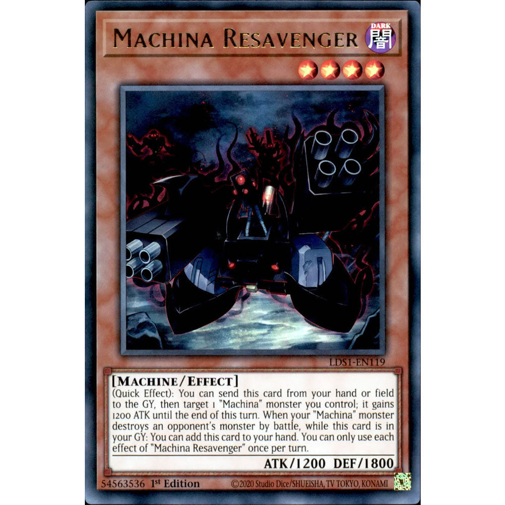 Machina Resavenger LDS1-EN119 Yu-Gi-Oh! Card from the Legendary Duelists: Season 1 Set