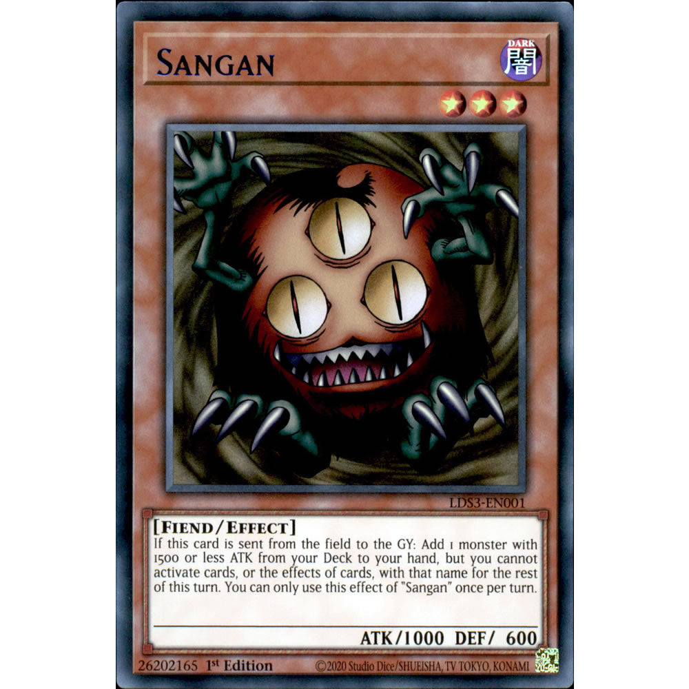 Sangan LDS3-EN001 Yu-Gi-Oh! Card from the Legendary Duelists: Season 3 Set