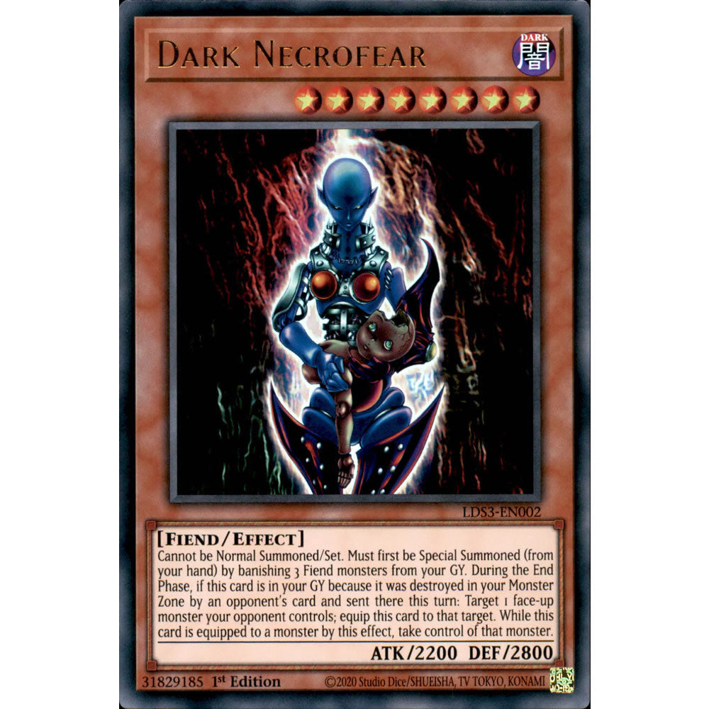 Dark Necrofear LDS3-EN002 Yu-Gi-Oh! Card from the Legendary Duelists: Season 3 Set