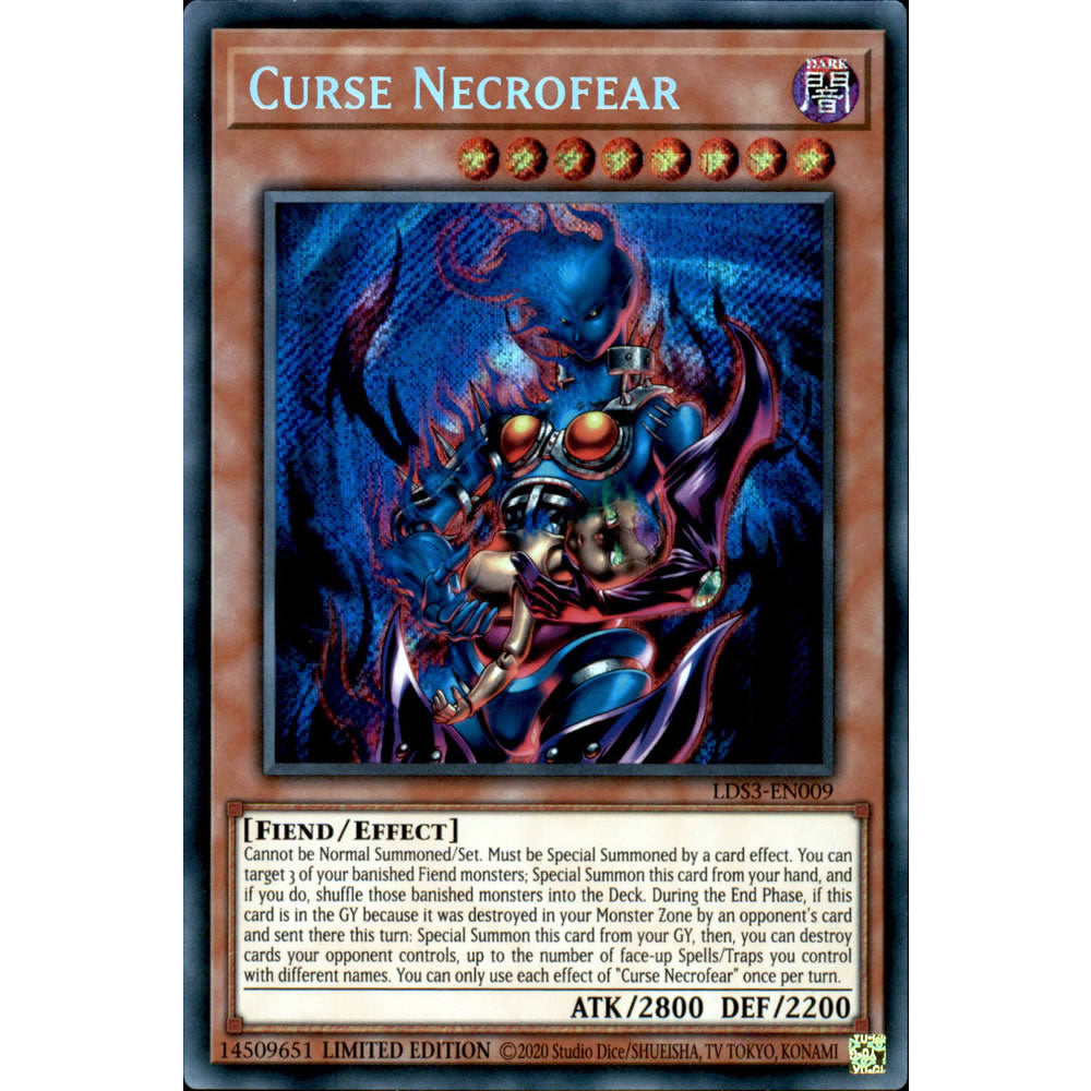 Curse Necrofear LDS3-EN009 Yu-Gi-Oh! Card from the Legendary Duelists: Season 3 Set