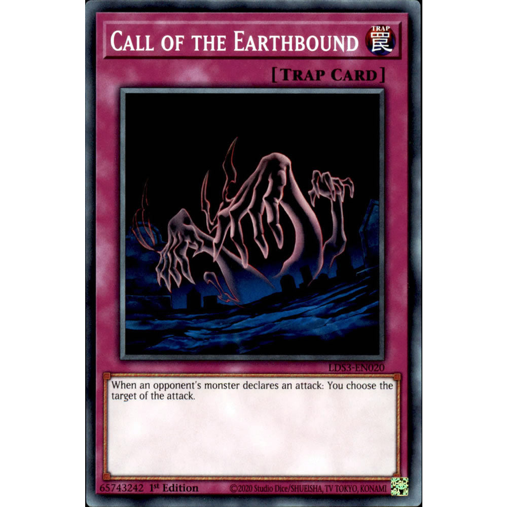 Call of the Earthbound LDS3-EN020 Yu-Gi-Oh! Card from the Legendary Duelists: Season 3 Set