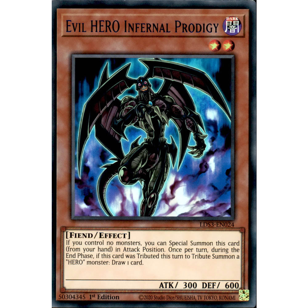 Evil HERO Infernal Prodigy LDS3-EN024 Yu-Gi-Oh! Card from the Legendary Duelists: Season 3 Set