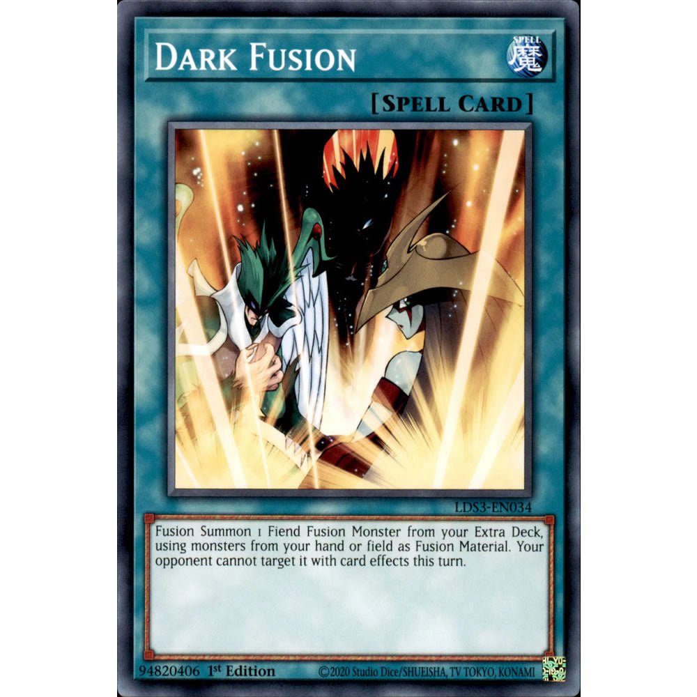 Dark Fusion LDS3-EN034 Yu-Gi-Oh! Card from the Legendary Duelists: Season 3 Set
