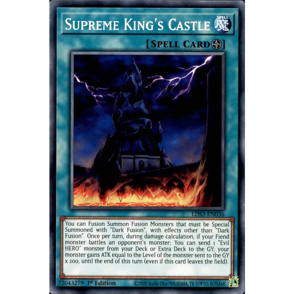 Supreme King's Castle LDS3-EN036 Yu-Gi-Oh! Card from the Legendary Duelists: Season 3 Set