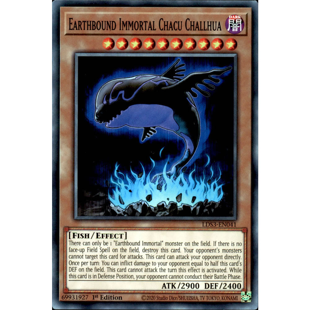 Earthbound Immortal Chacu Challhua LDS3-EN041 Yu-Gi-Oh! Card from the Legendary Duelists: Season 3 Set