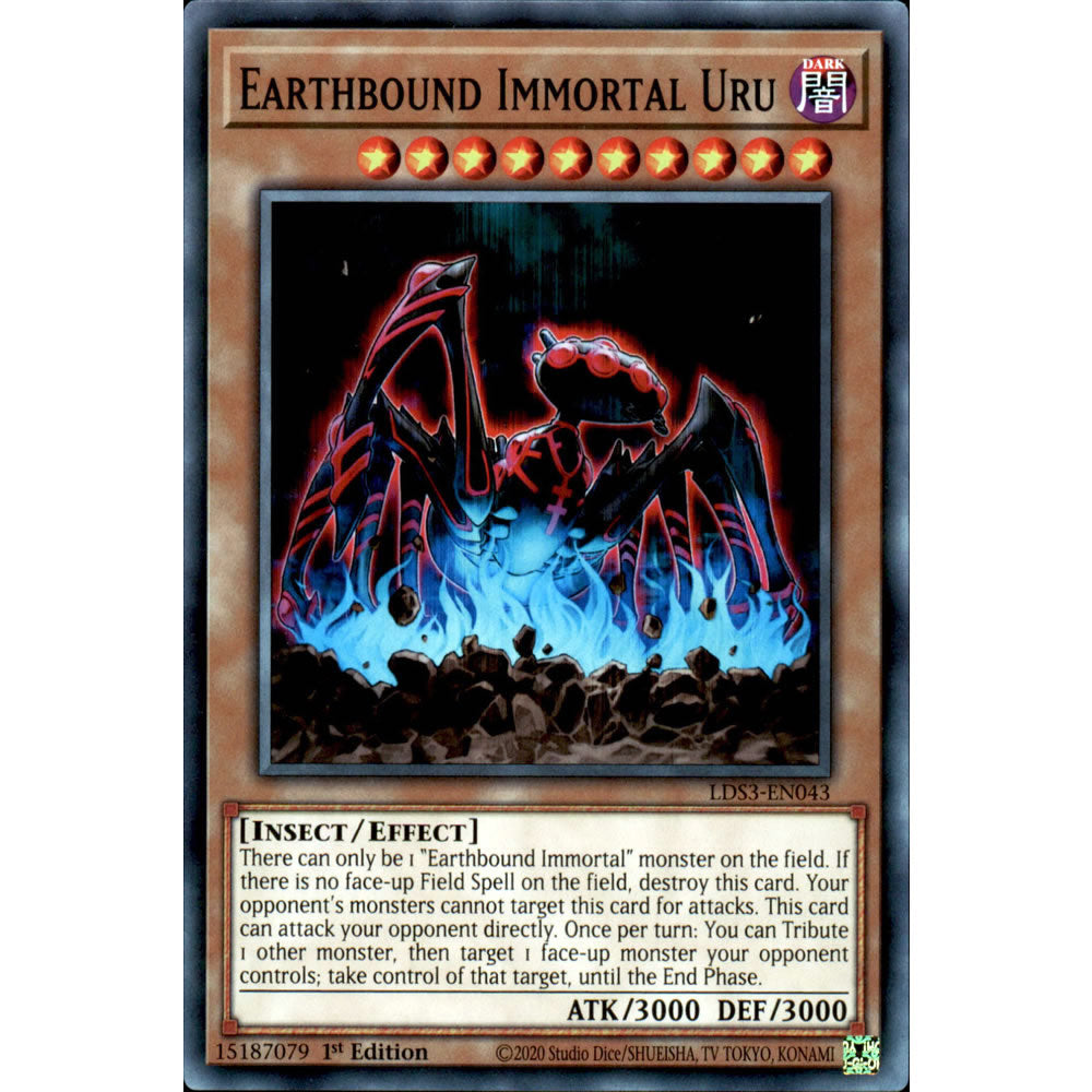 Earthbound Immortal Uru LDS3-EN043 Yu-Gi-Oh! Card from the Legendary Duelists: Season 3 Set