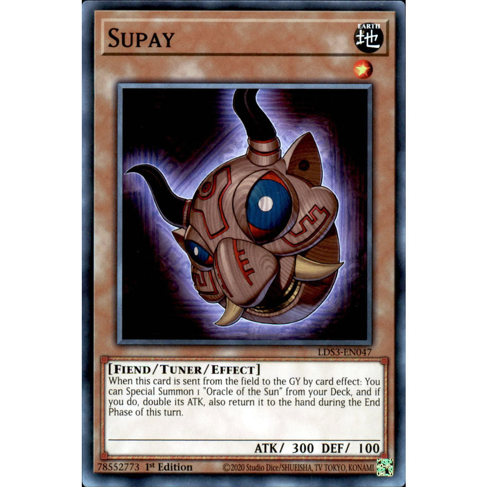 Supay LDS3-EN047 Yu-Gi-Oh! Card from the Legendary Duelists: Season 3 Set