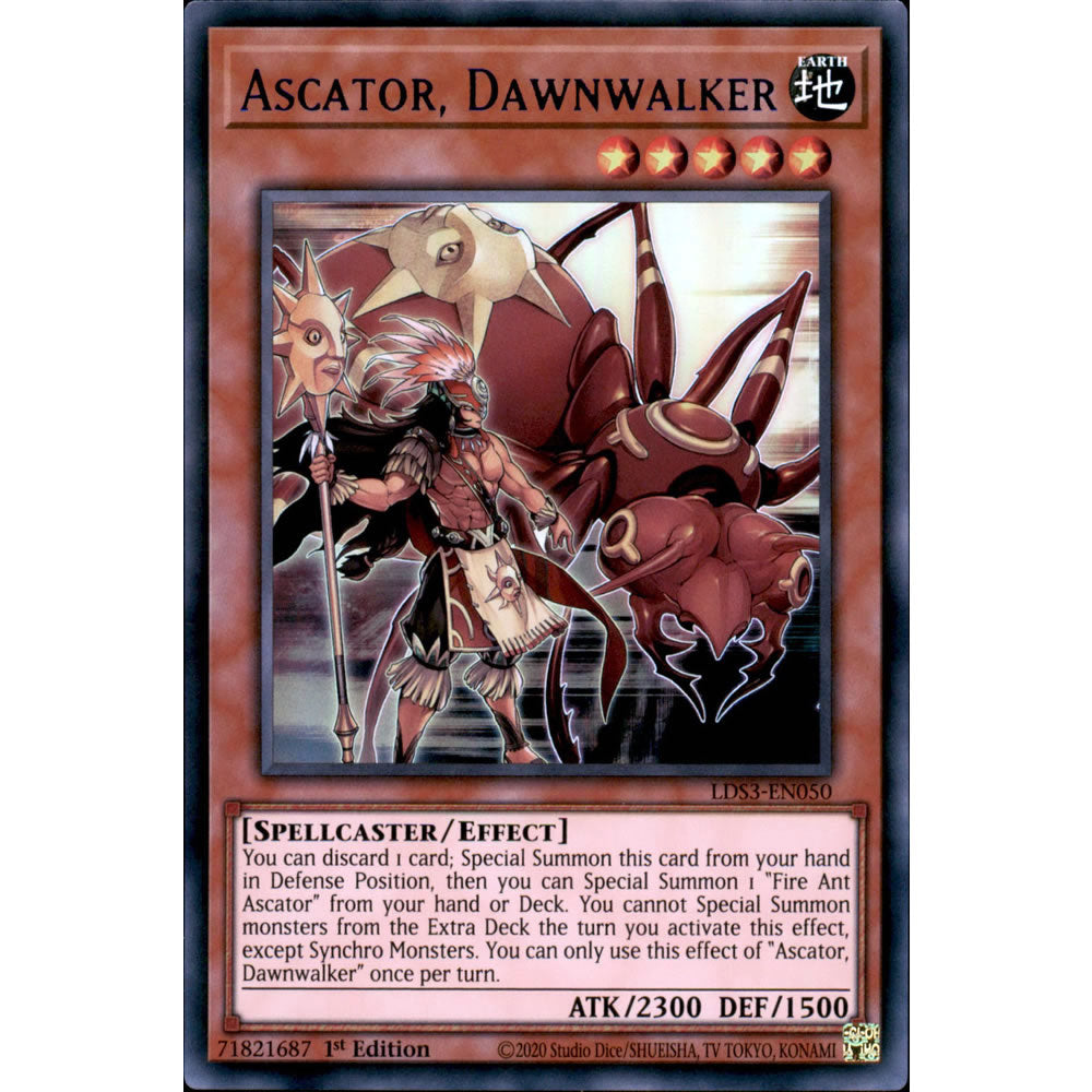 Ascator, Dawnwalker LDS3-EN050 Yu-Gi-Oh! Card from the Legendary Duelists: Season 3 Set