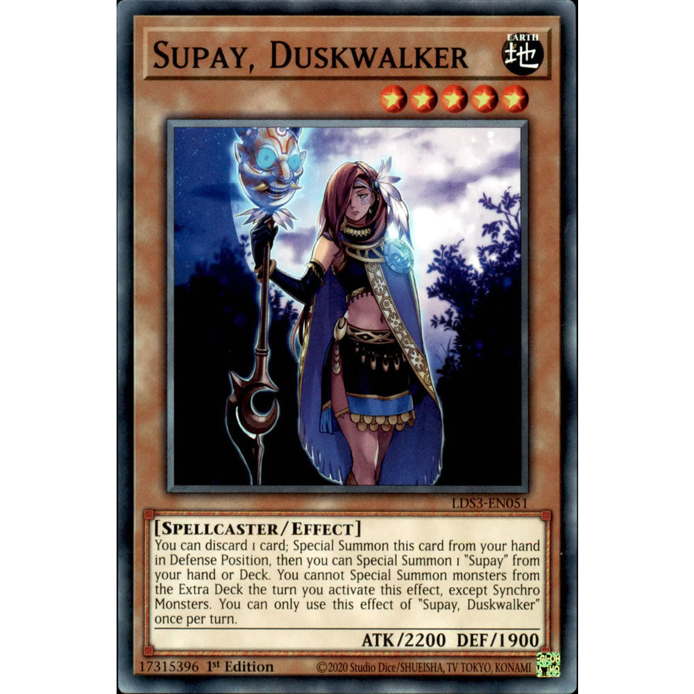 Supay, Duskwalker LDS3-EN051 Yu-Gi-Oh! Card from the Legendary Duelists: Season 3 Set