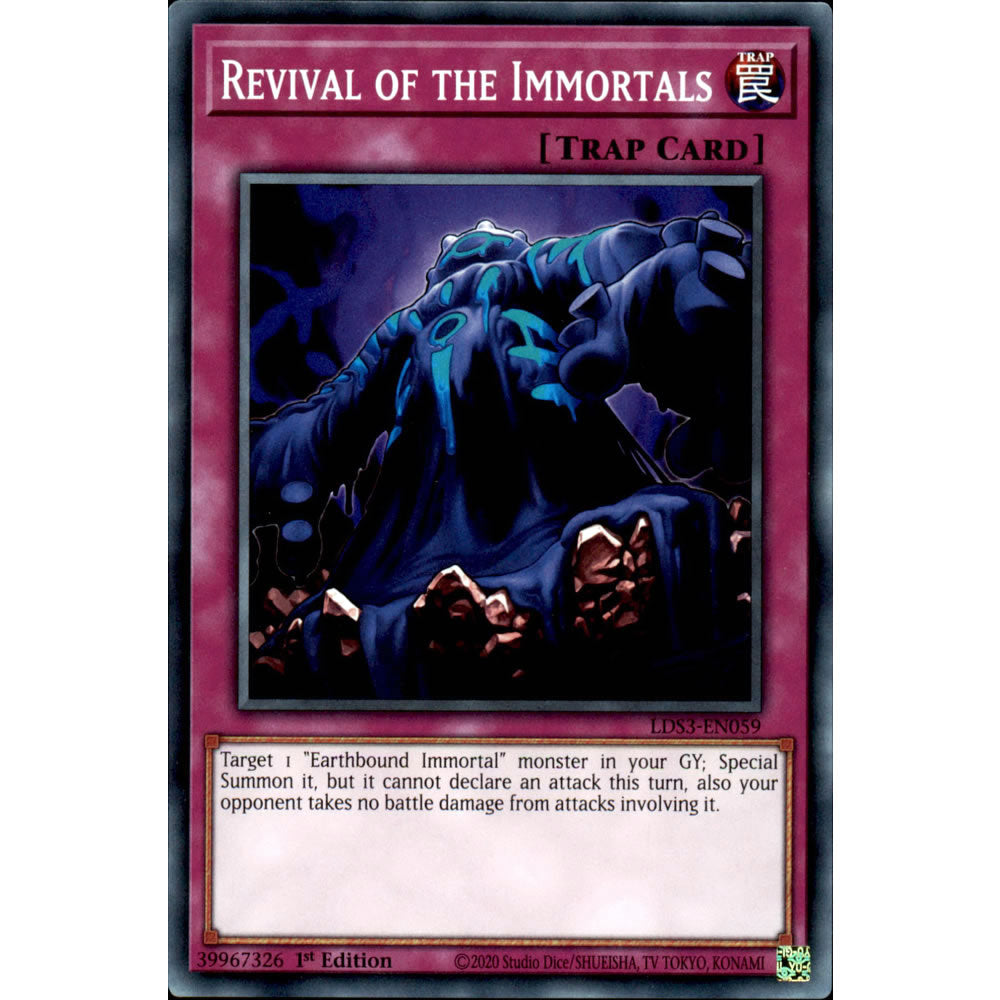 Revival of the Immortals LDS3-EN059 Yu-Gi-Oh! Card from the Legendary Duelists: Season 3 Set