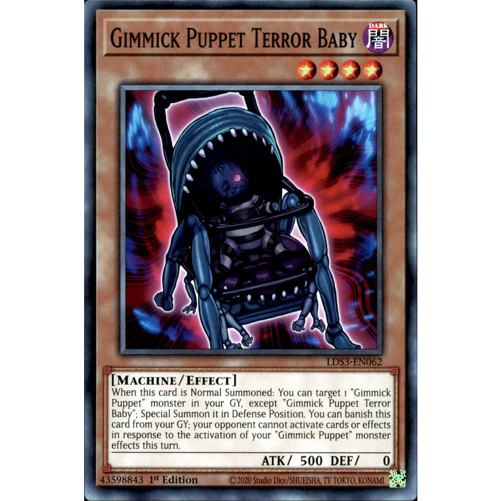 Gimmick Puppet Terror Baby LDS3-EN062 Yu-Gi-Oh! Card from the Legendary Duelists: Season 3 Set