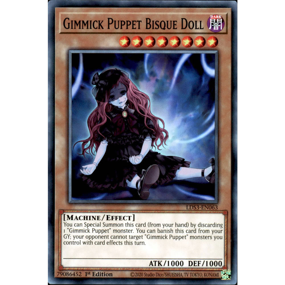 Gimmick Puppet Bisque Doll LDS3-EN063 Yu-Gi-Oh! Card from the Legendary Duelists: Season 3 Set
