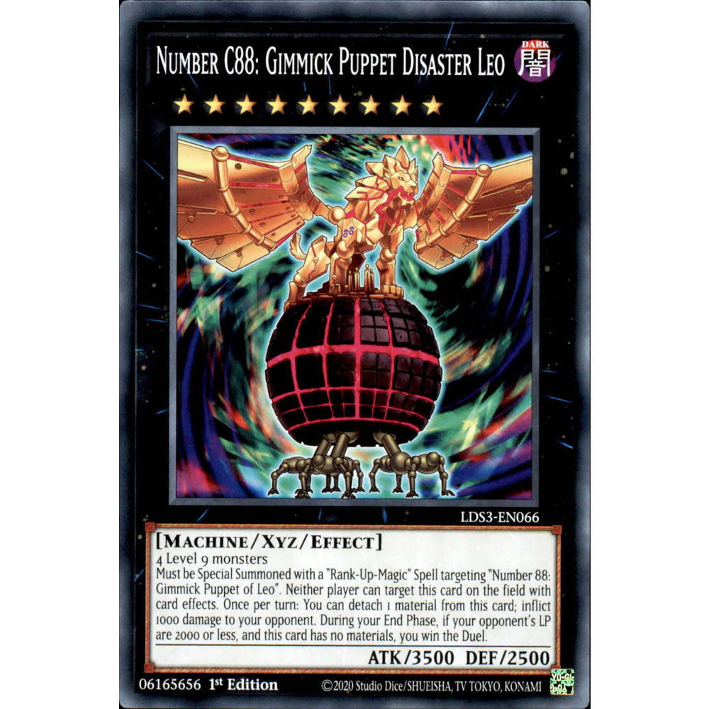 Number C88: Gimmick Puppet Disaster Leo LDS3-EN066 Yu-Gi-Oh! Card from the Legendary Duelists: Season 3 Set