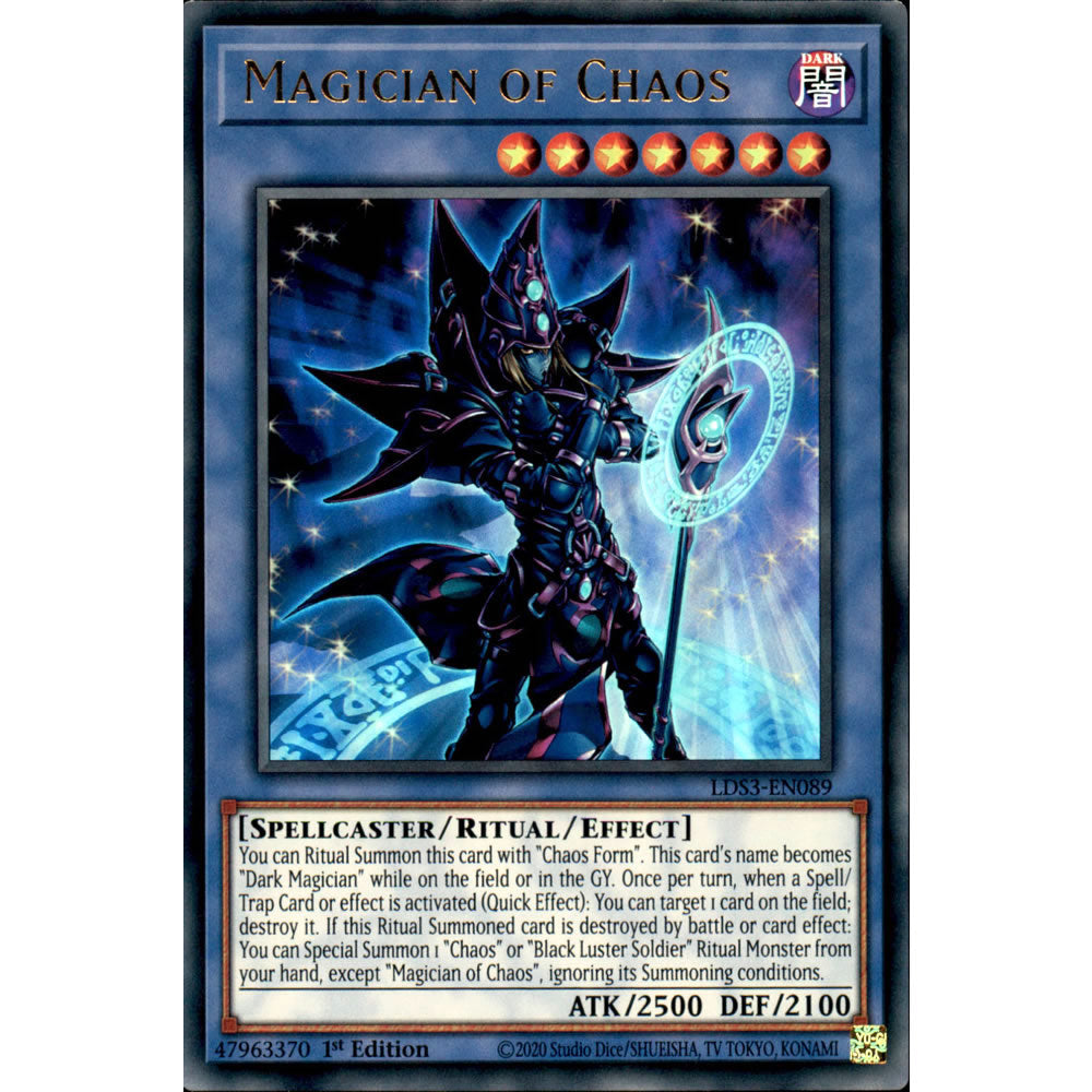 Magician of Chaos LDS3-EN089 Yu-Gi-Oh! Card from the Legendary Duelists: Season 3 Set