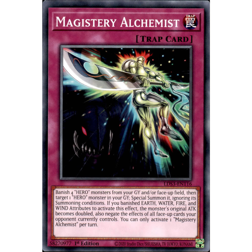 Magistery Alchemist LDS3-EN116 Yu-Gi-Oh! Card from the Legendary Duelists: Season 3 Set