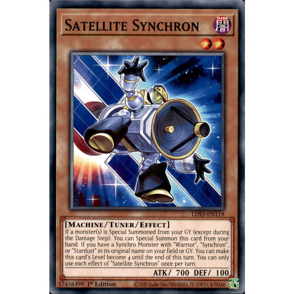 Satellite Synchron LDS3-EN119 Yu-Gi-Oh! Card from the Legendary Duelists: Season 3 Set