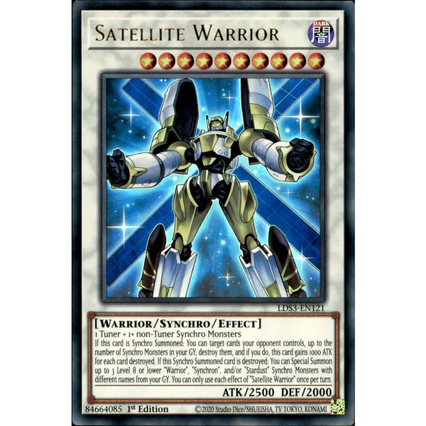 Satellite Warrior LDS3-EN121 Yu-Gi-Oh! Card