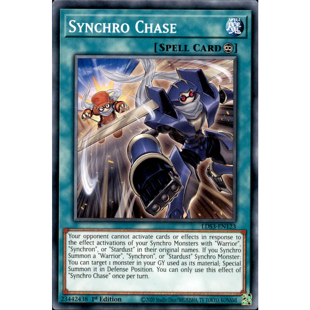 Synchro Chase LDS3-EN123 Yu-Gi-Oh! Card from the Legendary Duelists: Season 3 Set