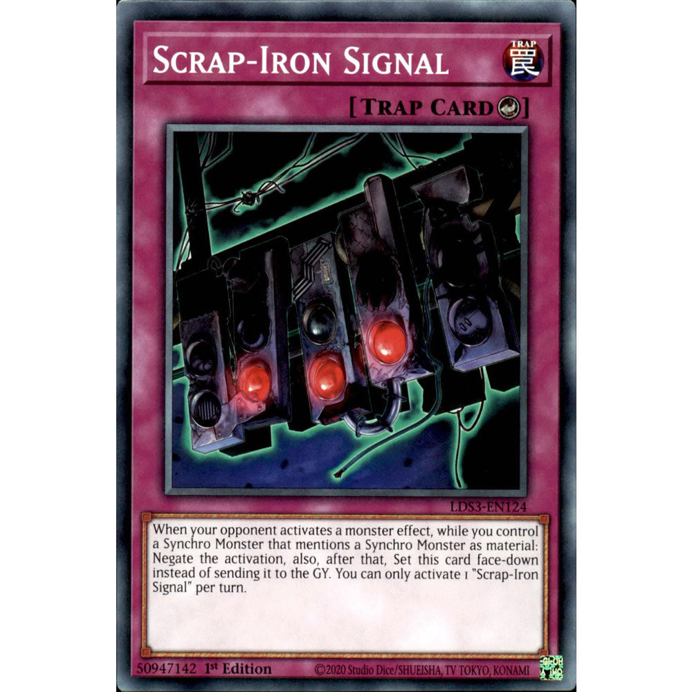 Scrap-Iron Signal LDS3-EN124 Yu-Gi-Oh! Card from the Legendary Duelists: Season 3 Set