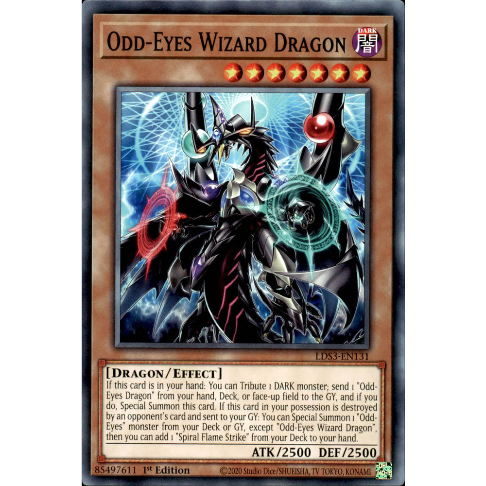 Odd-Eyes Wizard Dragon LDS3-EN131 Yu-Gi-Oh! Card from the Legendary Duelists: Season 3 Set