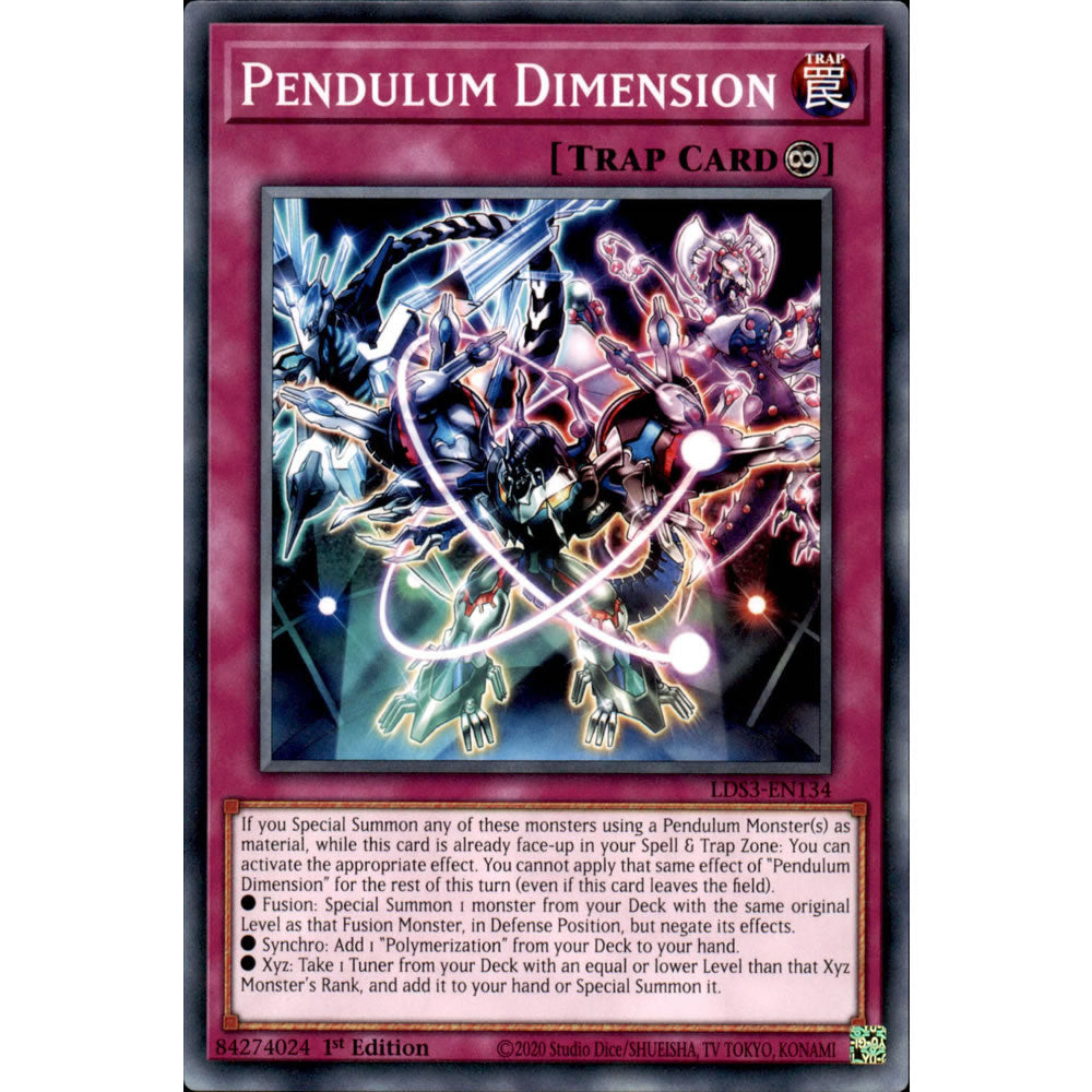 Pendulum Dimension LDS3-EN134 Yu-Gi-Oh! Card from the Legendary Duelists: Season 3 Set