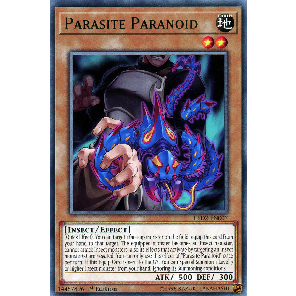 Parasite Paranoid LED2-EN007 Yu-Gi-Oh! Card from the Legendary Duelists: Ancient Millennium Set