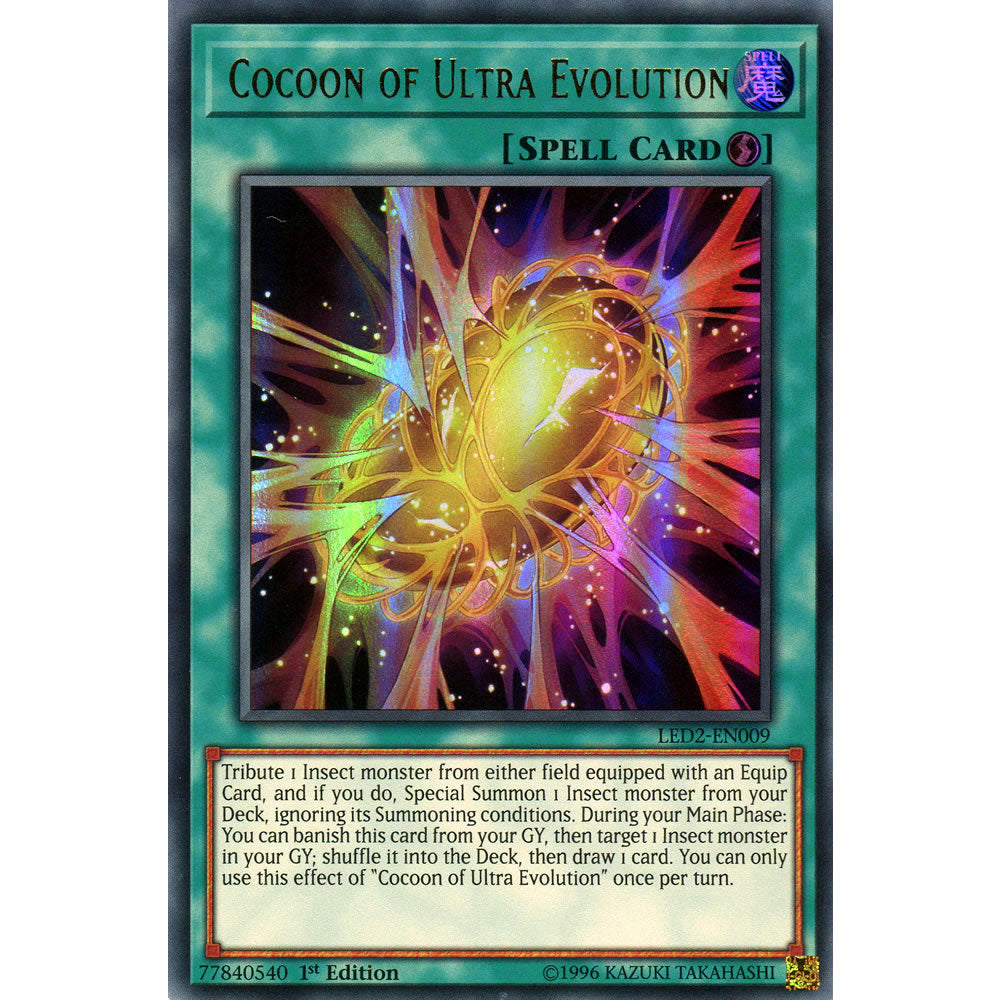Cocoon of Ultra Evolution LED2-EN009 Yu-Gi-Oh! Card from the Legendary Duelists: Ancient Millennium Set