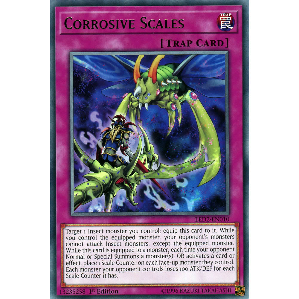 Corrosive Scales LED2-EN010 Yu-Gi-Oh! Card from the Legendary Duelists: Ancient Millennium Set