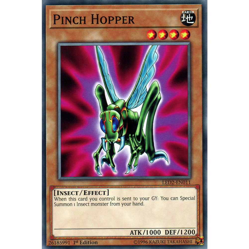 Pinch Hopper LED2-EN011 Yu-Gi-Oh! Card from the Legendary Duelists: Ancient Millennium Set