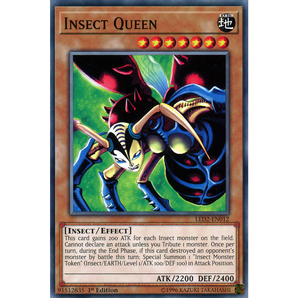 Insect Queen LED2-EN012 Yu-Gi-Oh! Card from the Legendary Duelists: Ancient Millennium Set