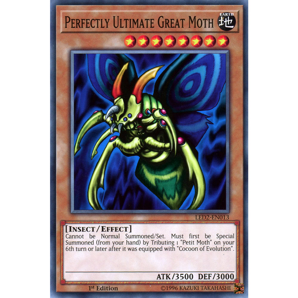 Perfectly Ultimate Great Moth LED2-EN013 Yu-Gi-Oh! Card from the Legendary Duelists: Ancient Millennium Set