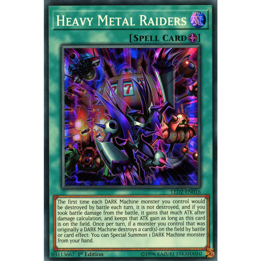 Heavy Metal Raiders LED2-EN016 Yu-Gi-Oh! Card from the Legendary Duelists: Ancient Millennium Set