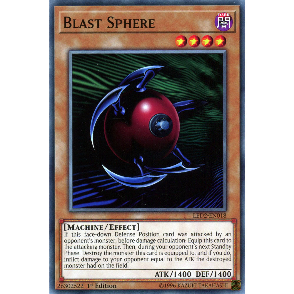 Blast Sphere LED2-EN018 Yu-Gi-Oh! Card from the Legendary Duelists: Ancient Millennium Set
