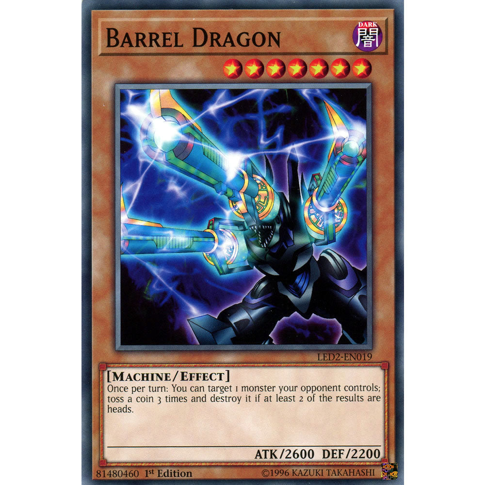Barrel Dragon LED2-EN019 Yu-Gi-Oh! Card from the Legendary Duelists: Ancient Millennium Set