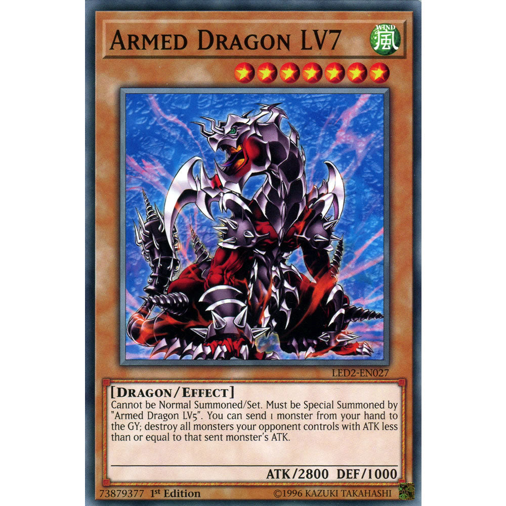 Armed Dragon LV7 LED2-EN027 Yu-Gi-Oh! Card from the Legendary Duelists: Ancient Millennium Set