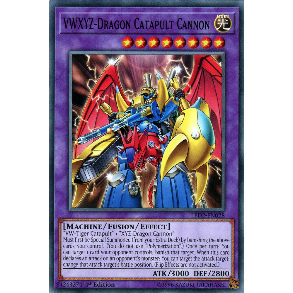 VWXYZ-Dragon Catapult Cannon LED2-EN028 Yu-Gi-Oh! Card from the Legendary Duelists: Ancient Millennium Set