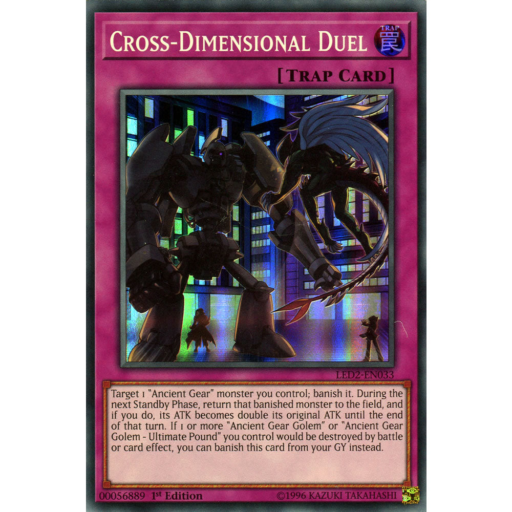 Cross-Dimensional Duel LED2-EN033 Yu-Gi-Oh! Card from the Legendary Duelists: Ancient Millennium Set