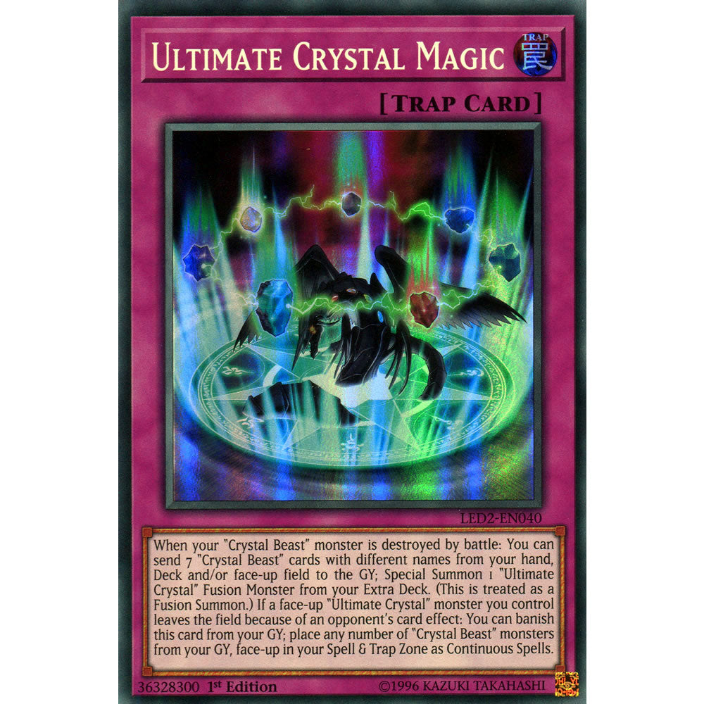 Ultimate Crystal Magic LED2-EN040 Yu-Gi-Oh! Card from the Legendary Duelists: Ancient Millennium Set