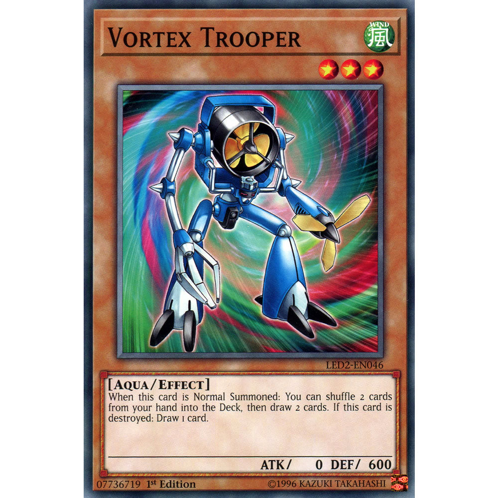 Vortex Trooper LED2-EN046 Yu-Gi-Oh! Card from the Legendary Duelists: Ancient Millennium Set
