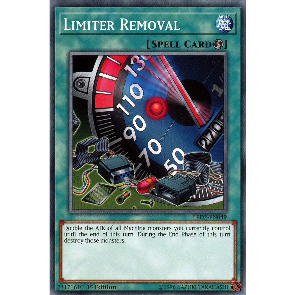 Limiter Removal LED2-EN049 Yu-Gi-Oh! Card from the Legendary Duelists: Ancient Millennium Set