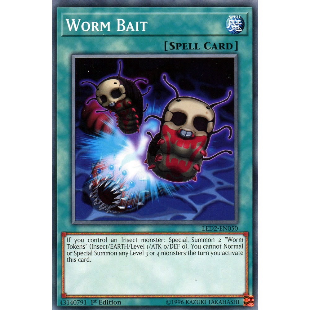 Worm Bait LED2-EN050 Yu-Gi-Oh! Card from the Legendary Duelists: Ancient Millennium Set