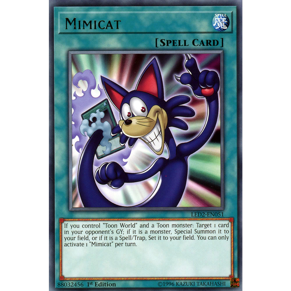 Mimicat LED2-EN051 Yu-Gi-Oh! Card from the Legendary Duelists: Ancient Millennium Set