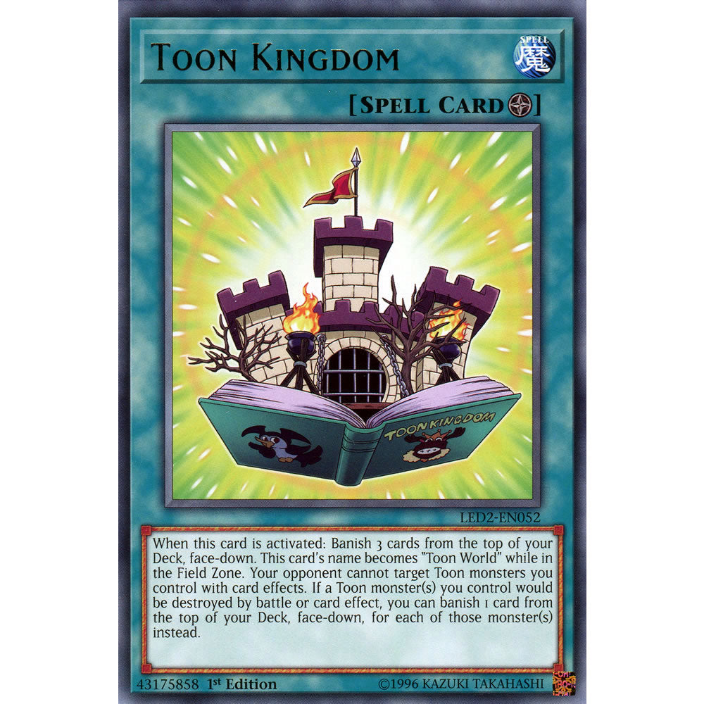 Toon Kingdom LED2-EN052 Yu-Gi-Oh! Card from the Legendary Duelists: Ancient Millennium Set
