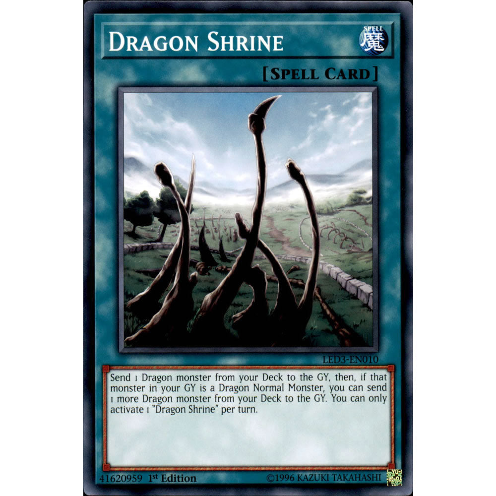 Dragon Shrine LED3-EN010 Yu-Gi-Oh! Card from the Legendary Duelists: White Dragon Abyss Set