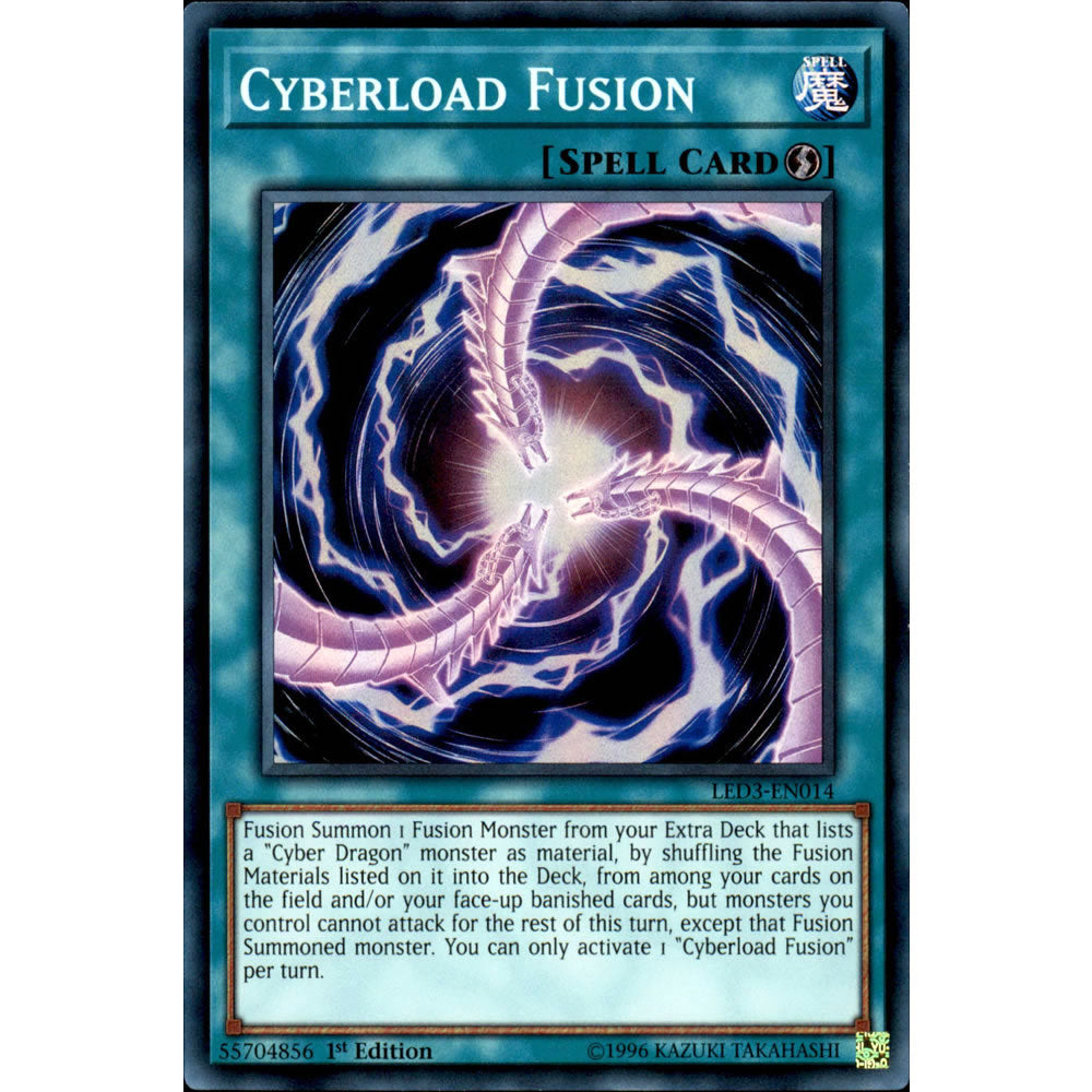 Cyberload Fusion LED3-EN014 Yu-Gi-Oh! Card from the Legendary Duelists: White Dragon Abyss Set