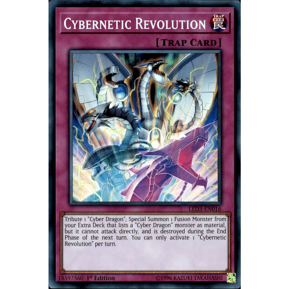 Cybernetic Revolution LED3-EN016 Yu-Gi-Oh! Card from the Legendary Duelists: White Dragon Abyss Set